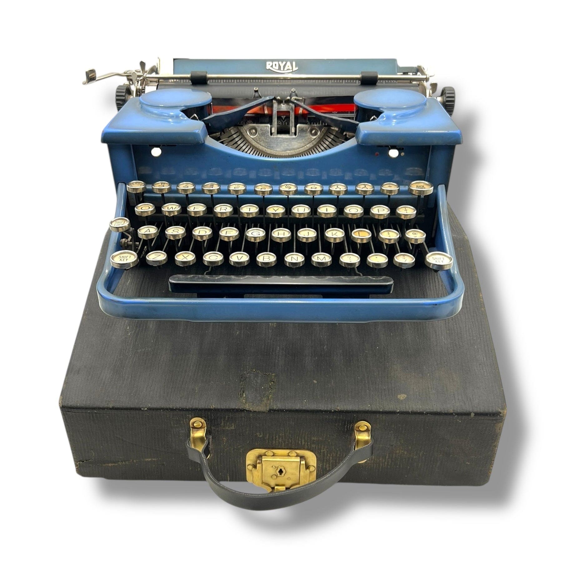 Toronto Typewriters Manual Typewriter *Royal P (Blue Sunburst) Typewriter