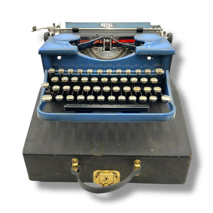 Toronto Typewriters Manual Typewriter *Royal P (Blue Sunburst) Typewriter