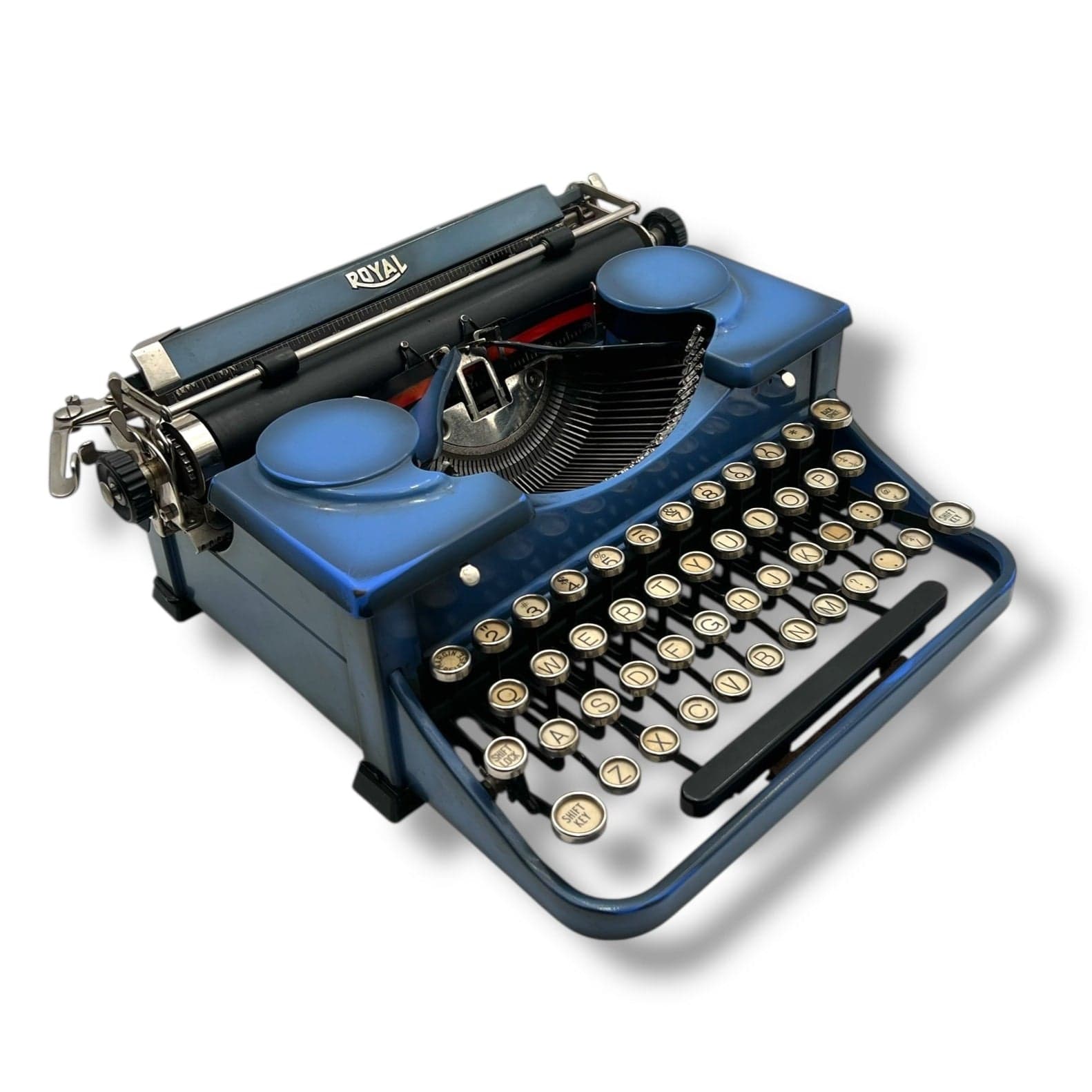 Toronto Typewriters Manual Typewriter *Royal P (Blue Sunburst) Typewriter