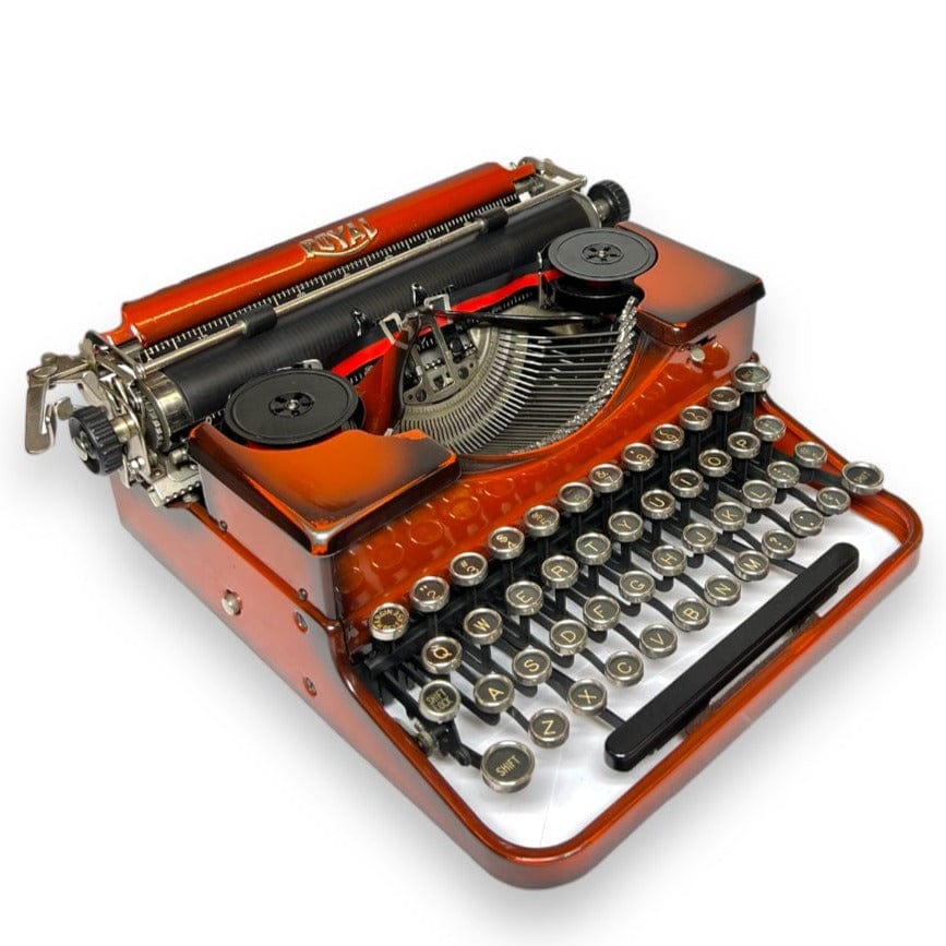 Toronto Typewriters Manual Typewriter Royal Portable (Orange Sunburst) Typewriter