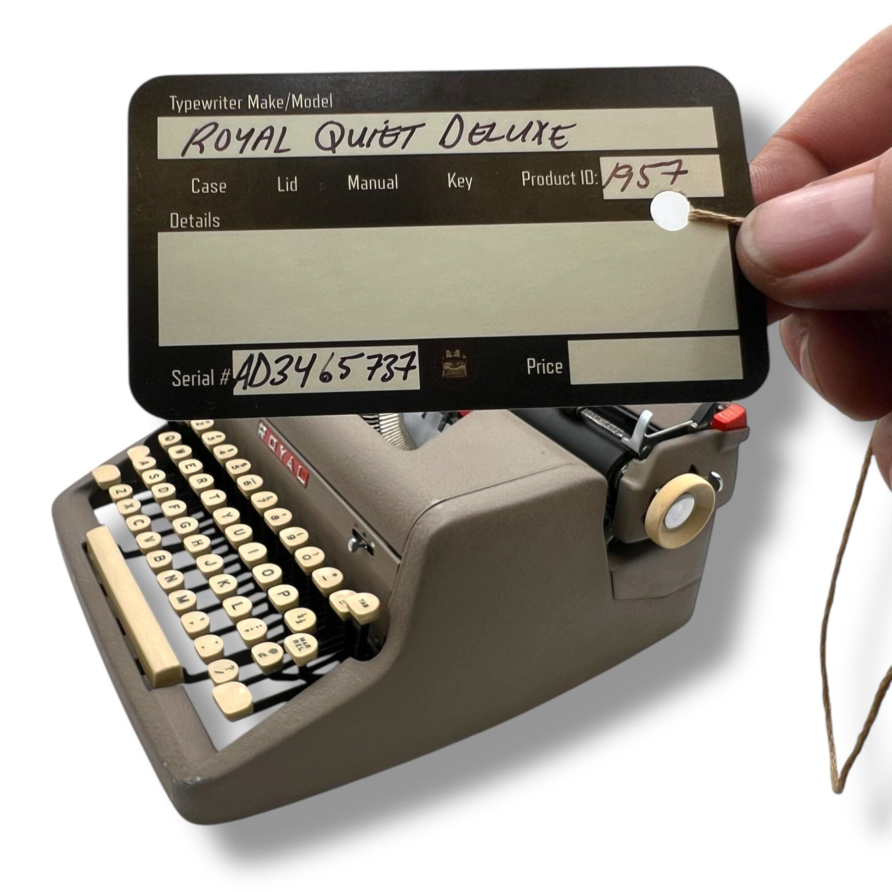 Toronto Typewriters Manual Typewriter Royal Quiet Deluxe (1957) Typewriter