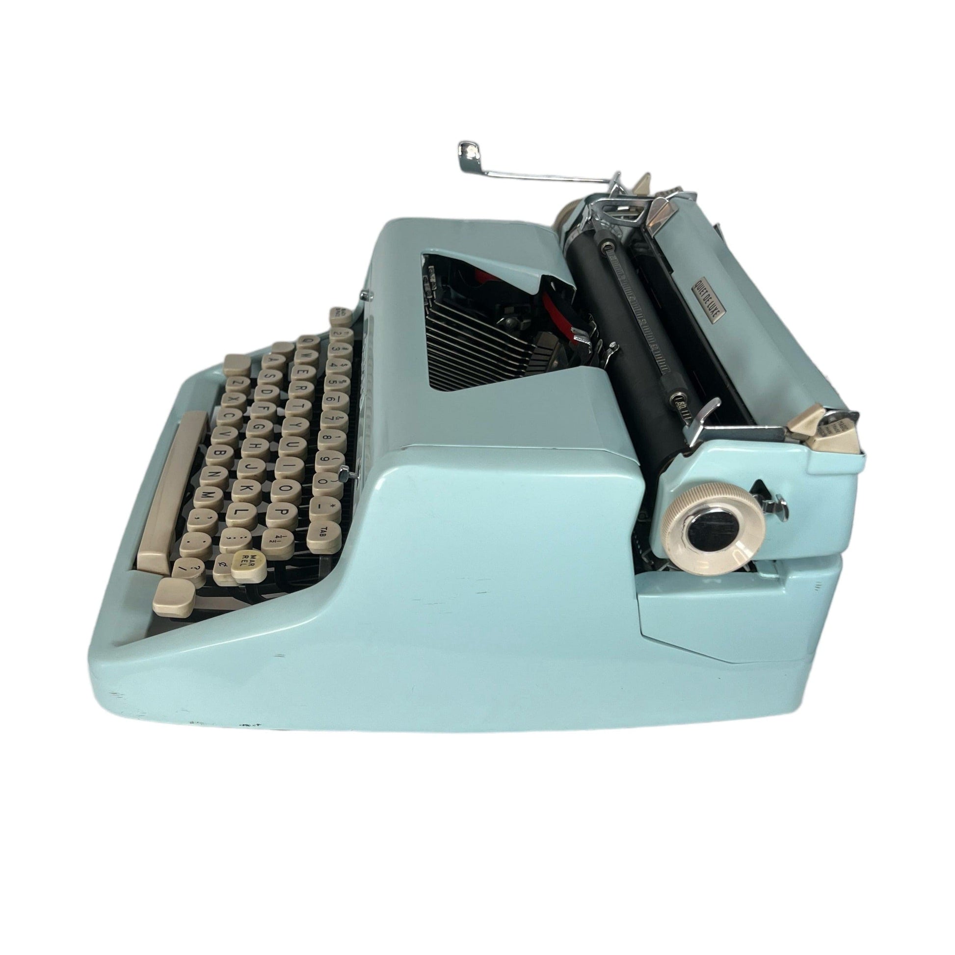 Toronto Typewriters Manual Typewriter Royal Quiet Deluxe (Alcony Blue) Typewriter