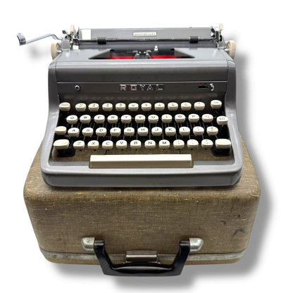 Toronto Typewriters Manual Typewriter Royal Quiet Deluxe (Charcoal) Typewriter