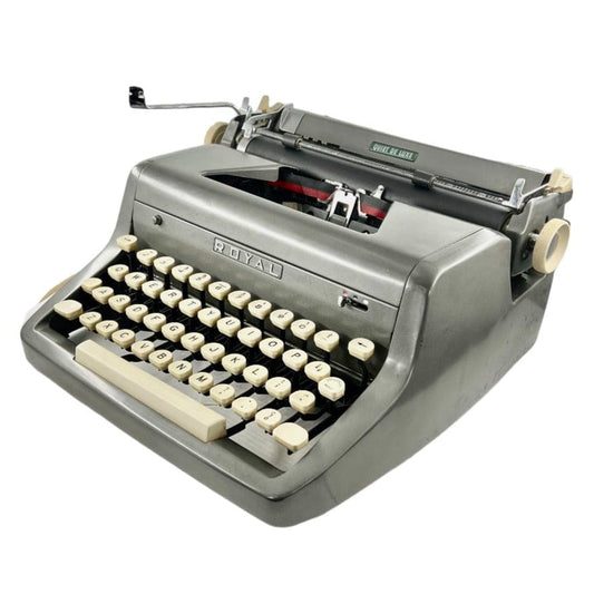 Toronto Typewriters Manual Typewriter Royal Quiet Deluxe (Charcoal) Typewriter