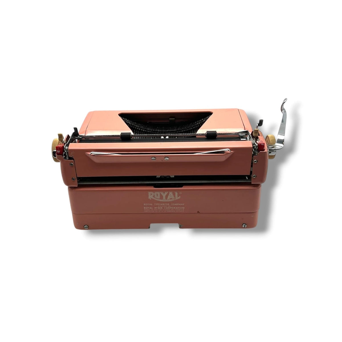 Toronto Typewriters Manual Typewriter Royal Quiet Deluxe (Pink Flamingo) Typewriter