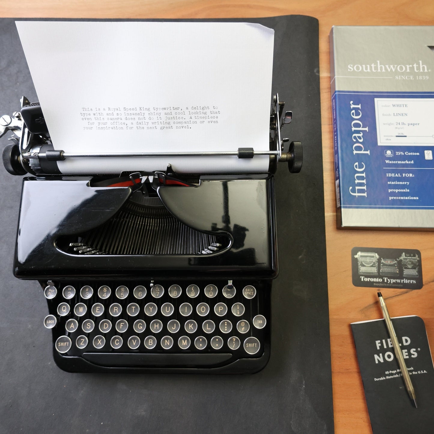 Toronto Typewriters Manual Typewriter Royal Speed King (1939) Typewriter
