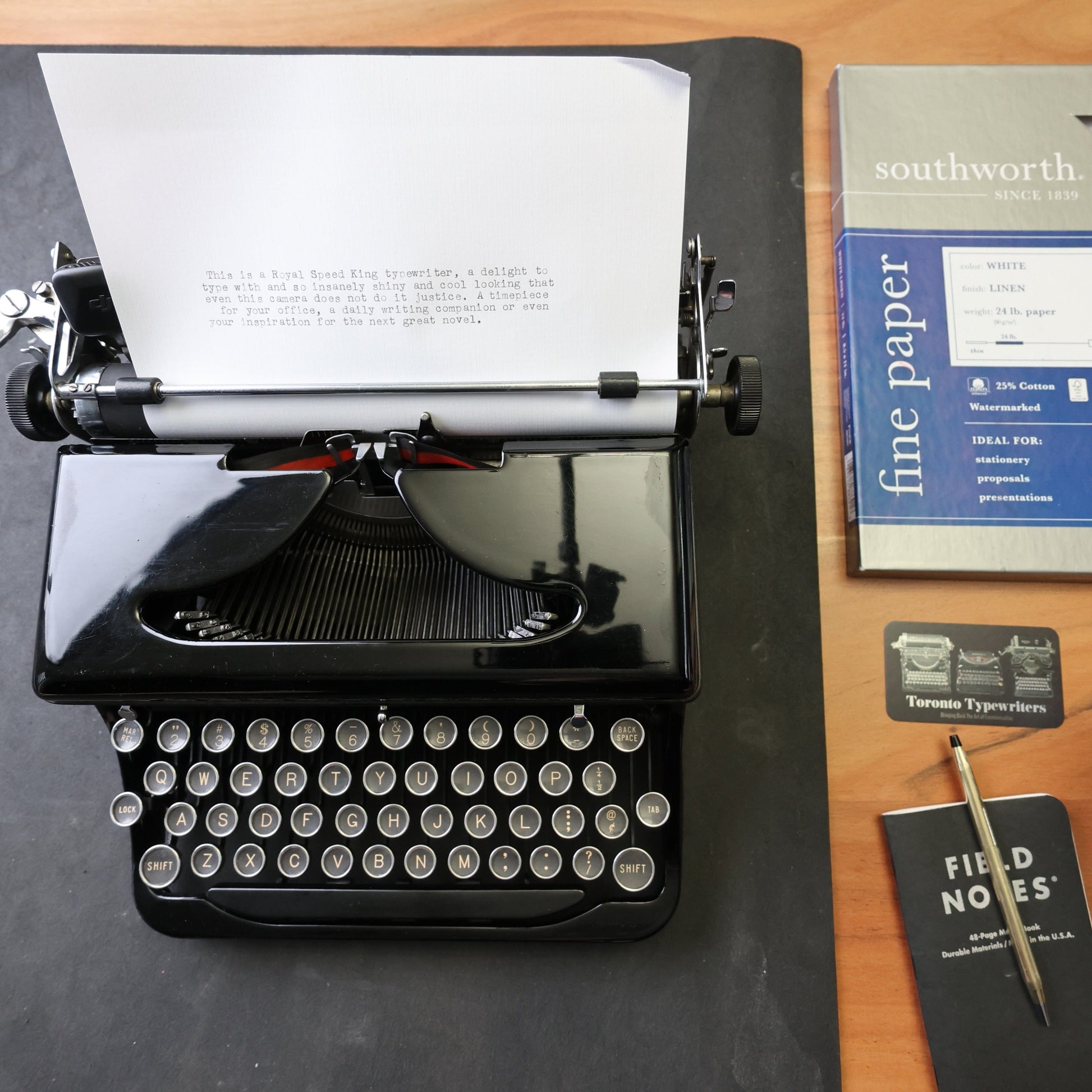 Toronto Typewriters Manual Typewriter Royal Speed King (1939) Typewriter