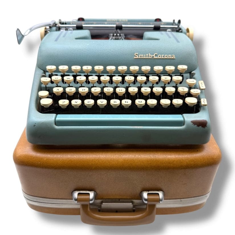 Toronto Typewriters Manual Typewriter Smith-Corona (Alpine Blue) Typewriter