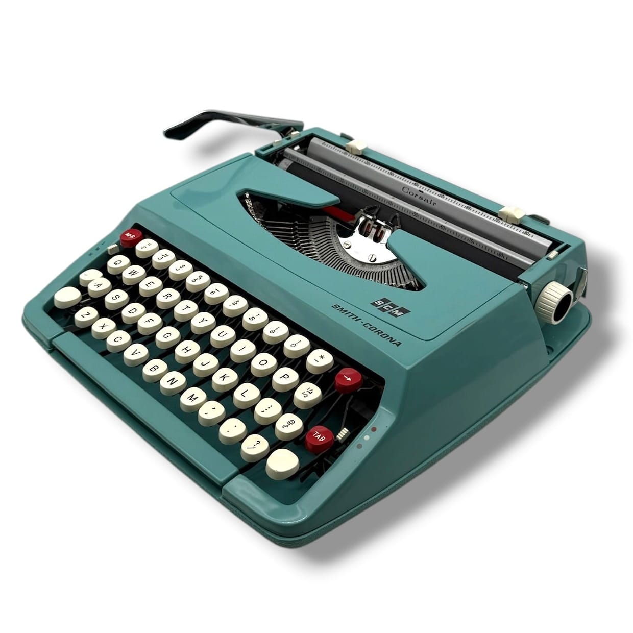 SMITH-CORONA Corsair タイプライター 青 Smith-Corona Corsair (Blue) Typewriter – Toronto Typewriters