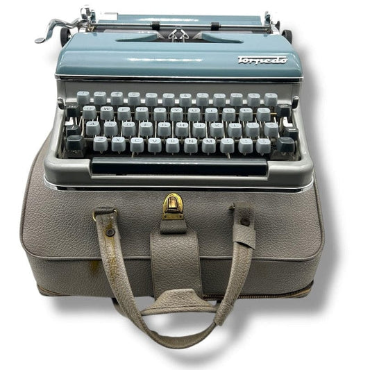 Toronto Typewriters Manual Typewriter Torpedo 18B (Blue/Gray) Typewriter