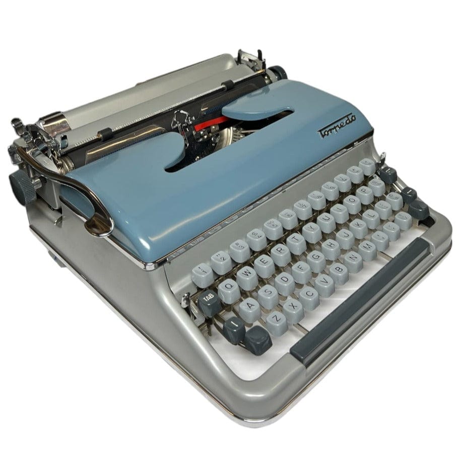 Toronto Typewriters Manual Typewriter Torpedo 18B (Blue/Gray) Typewriter