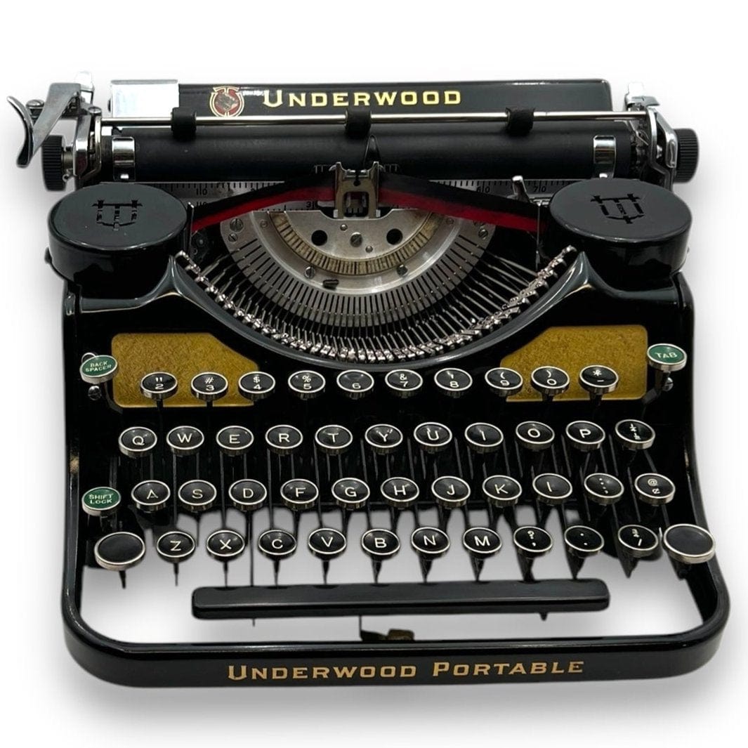 Toronto Typewriters Manual Typewriter Underwood Champion (Gold Accents) Typewriter