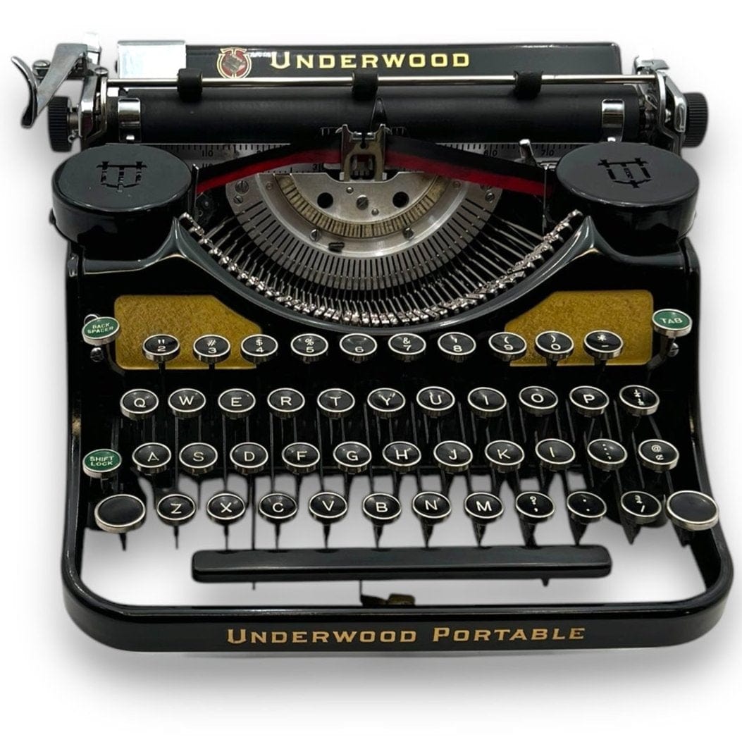 Toronto Typewriters Manual Typewriter Underwood Champion (Gold Accents) Typewriter