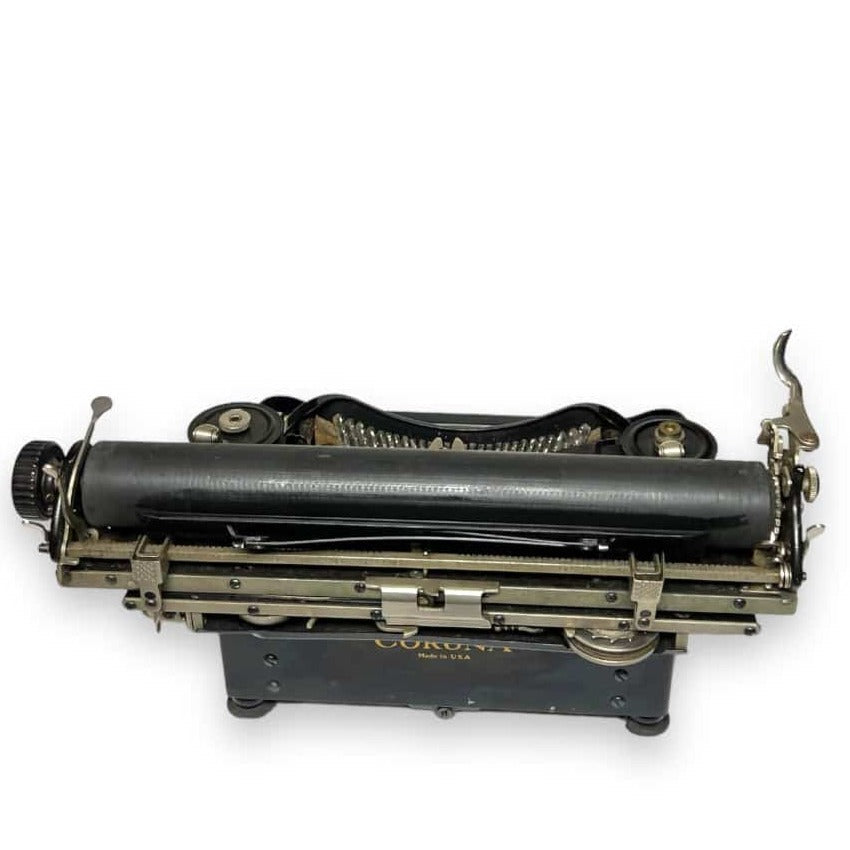 Toronto Typewriters Portable Typewriter Corona 3 Special (Black on Black) Folding Typewriter
