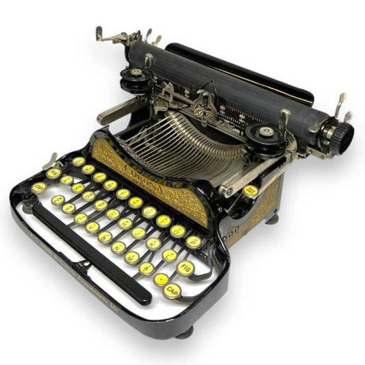 Toronto Typewriters Portable Typewriter Corona 3 Special (Black on Gold) Folding Typewriter