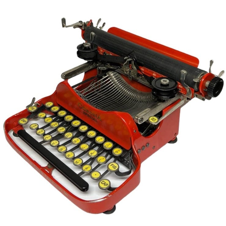 Toronto Typewriters Portable Typewriter Corona 3 Special (Scarlet Red) Folding Typewriter