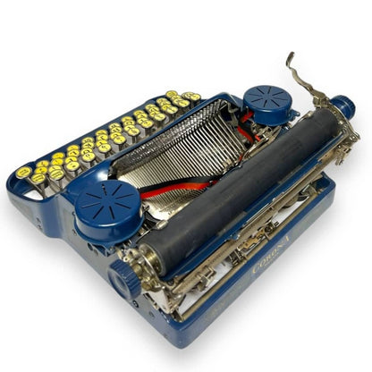 Toronto Typewriters Portable Typewriter Corona 4 (Channel Blue) Typewriter