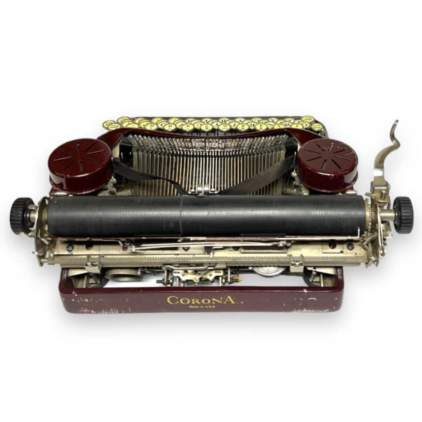 Toronto Typewriters Portable Typewriter Corona Four Professional (Light Maroon) Typewriter