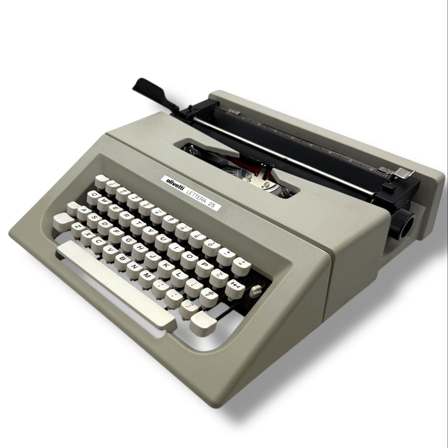タイプライター、 オリベッティ　LETTERA　25　動作確認済み　スペイン製 タイプライター、 オリベッティ LETTERA 25 動作確認済み