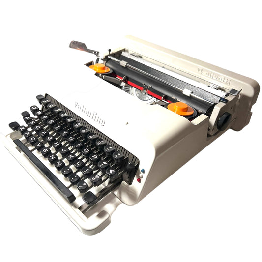 Toronto Typewriters Portable Typewriter Olivetti Valentine (White) Typewriter