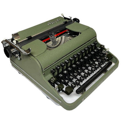 Toronto Typewriters Portable Typewriter Olympia SM1 (Green) Typewriter