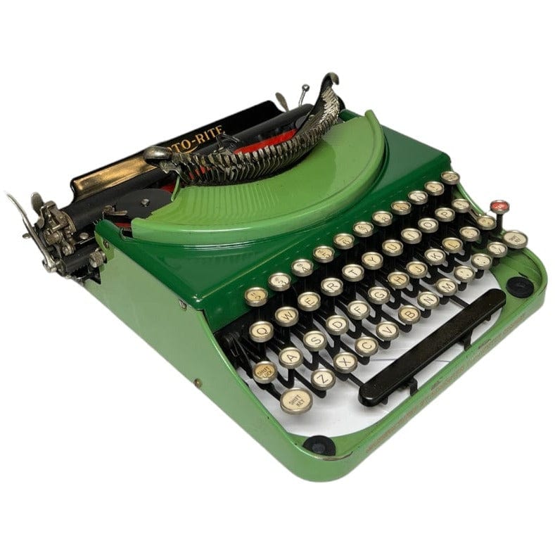 Toronto Typewriters Portable Typewriter Remington Porto-Rite (Duotone Green) Typewriter