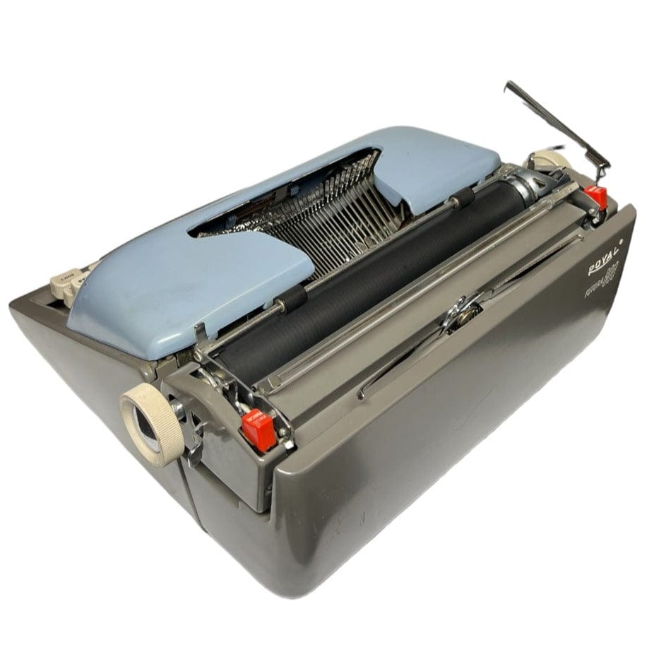 Toronto Typewriters Portable Typewriter Royal Futura (Blue/Gray) Typewriter
