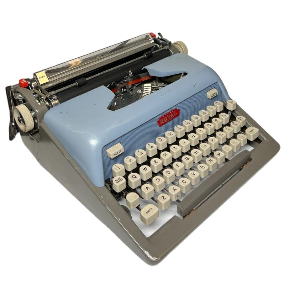 Toronto Typewriters Portable Typewriter Royal Futura (Blue/Gray) Typewriter