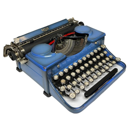 Toronto Typewriters Portable Typewriter Royal Portable (Blue Sunburst) Typewriter