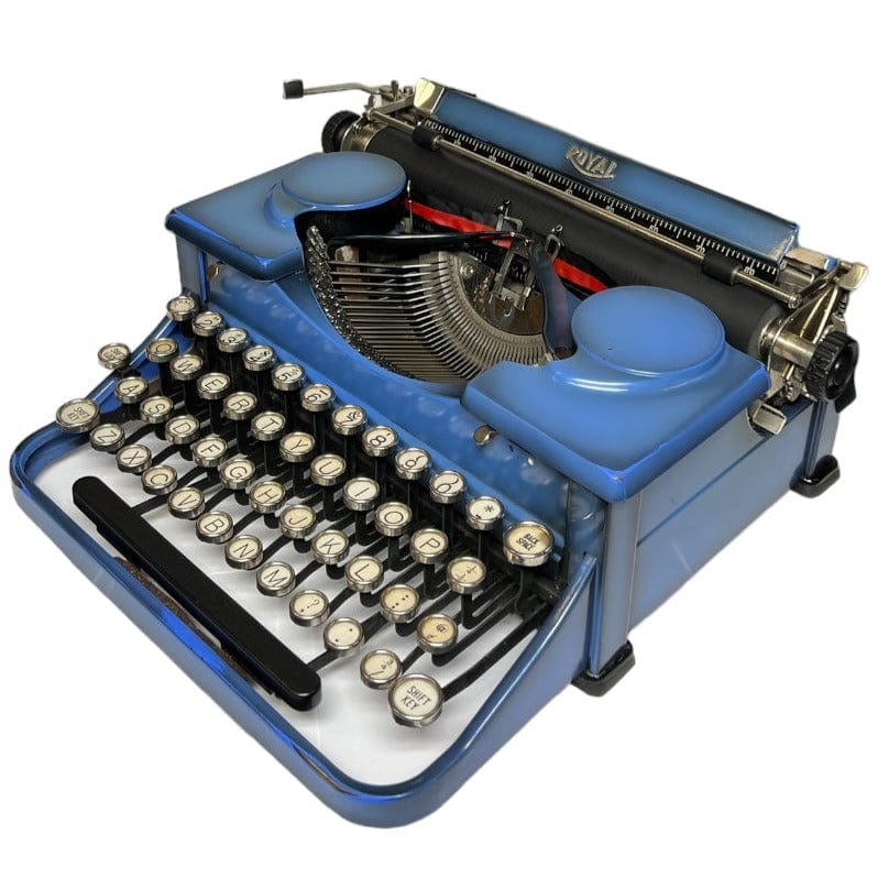 Toronto Typewriters Portable Typewriter Royal Portable (Blue Sunburst) Typewriter