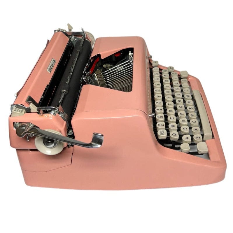 Toronto Typewriters Portable Typewriter Royal Quiet Deluxe (Flamingo Pink) Typewriter