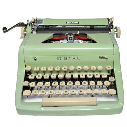 Toronto Typewriters Portable Typewriter Royal Quiet Deluxe (Green) Typewriter