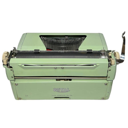 Toronto Typewriters Portable Typewriter Royal Quiet Deluxe (Green) Typewriter