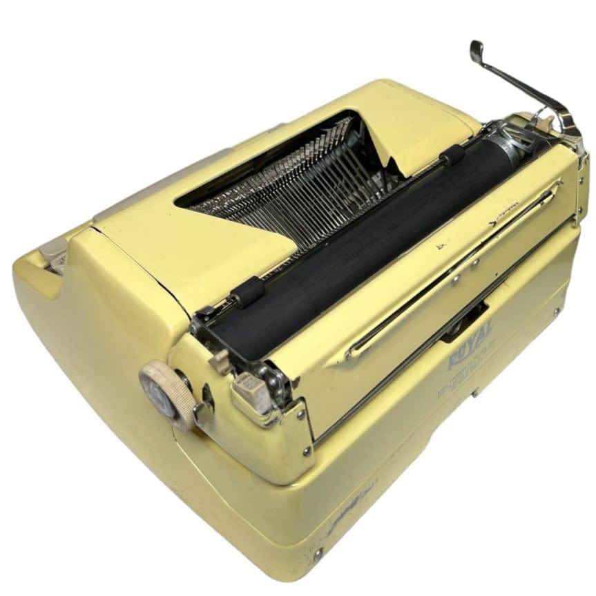 Toronto Typewriters Portable Typewriter Royal Quiet Deluxe (Sunbeam Yellow) Typewriter