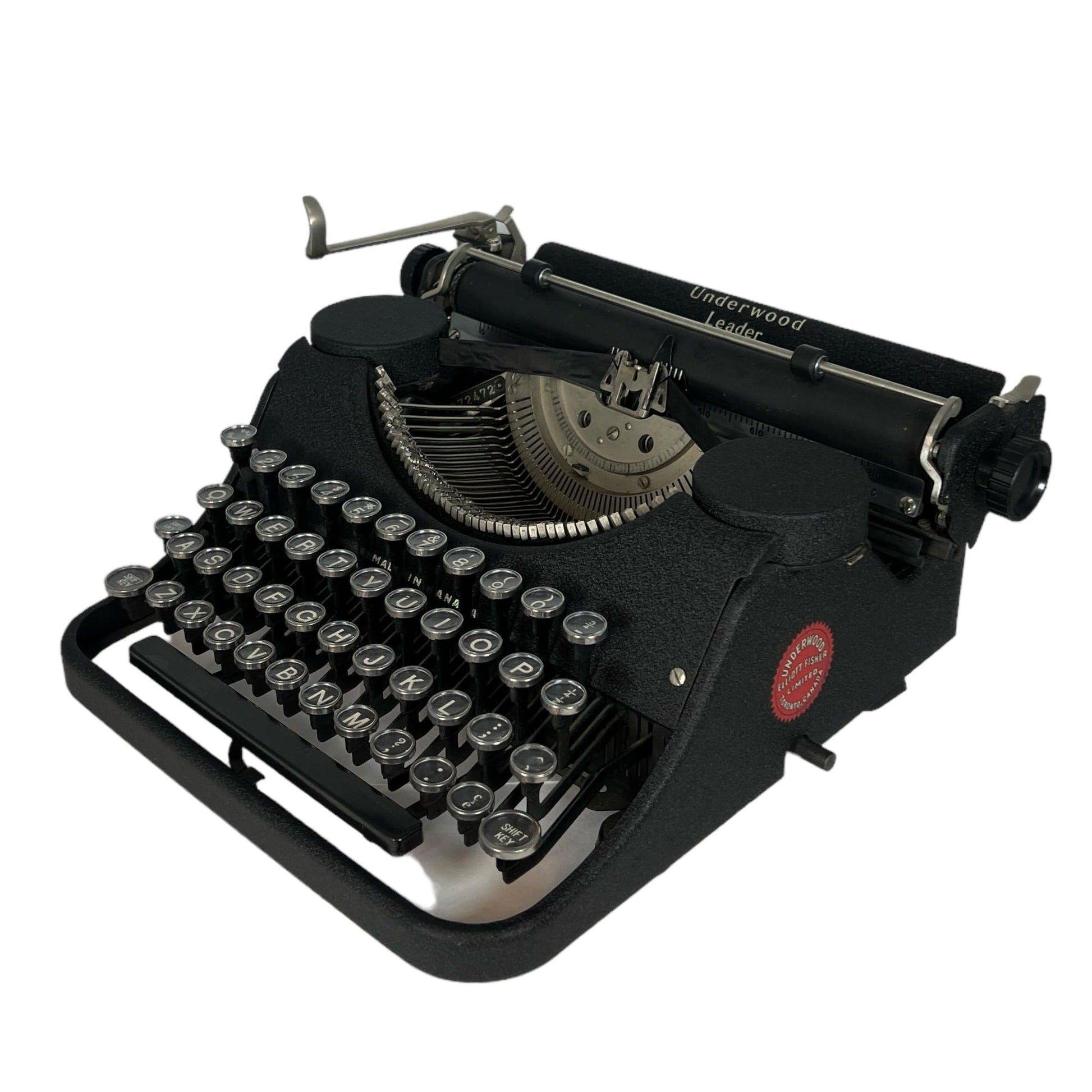 Toronto Typewriters Portable Typewriter Underwood Leader Typewriter