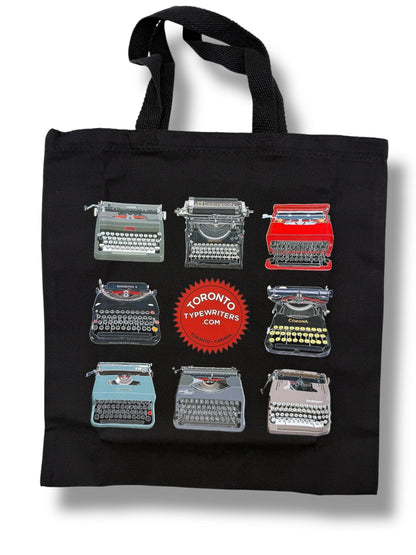Toronto Typewriters Tote Bag Brand Champ Typewriter Tote Bag - Black