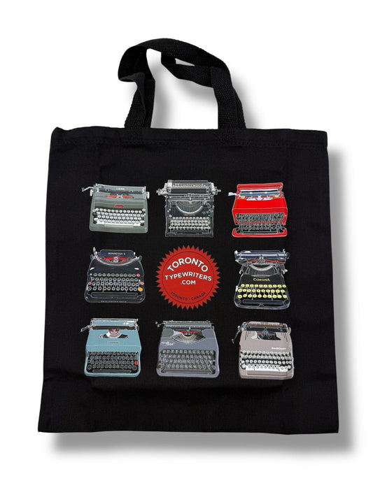 Toronto Typewriters Tote Bag Brand Champ Typewriter Tote Bag - Black