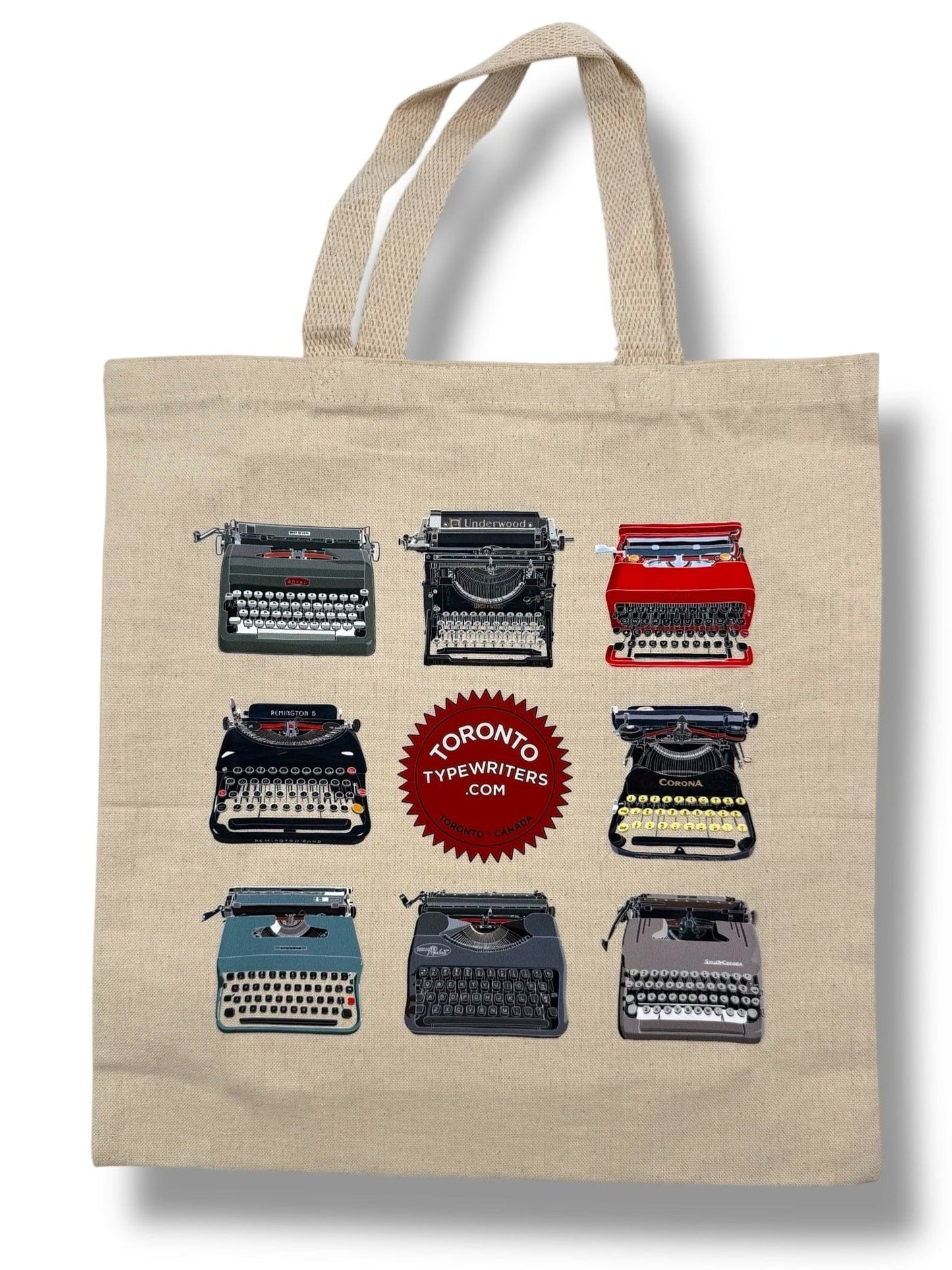 Toronto Typewriters Tote Bag Brand Champ Typewriter Tote Bag - Natural