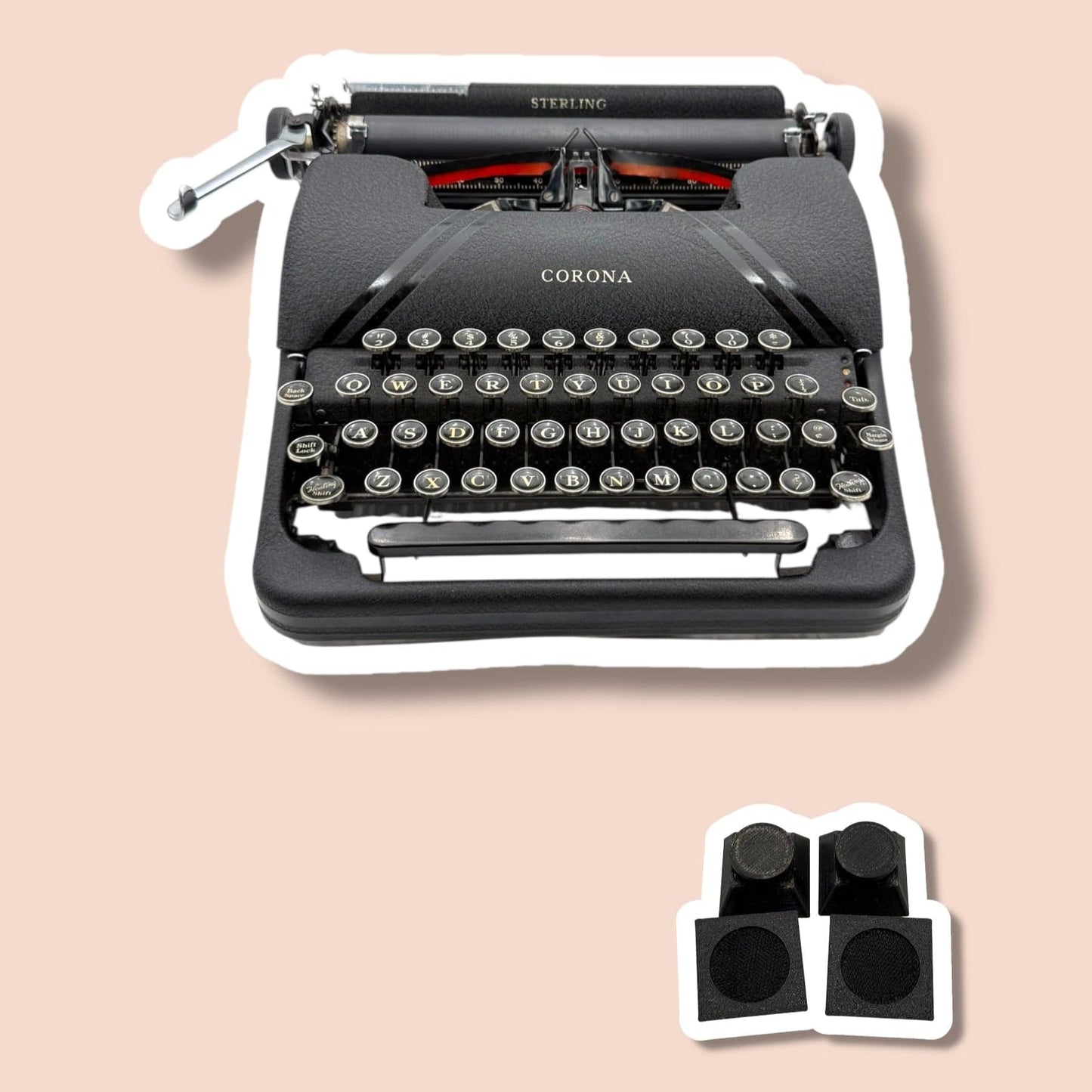 Toronto Typewriters Typewriter Feet Smith-Corona Standard, Silent, Sterling Typewriter Feet