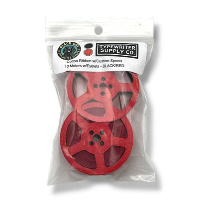 Toronto Typewriters Typewriter Ribbon Black Dog Universal Typewriter Ribbon (Cotton) On Custom Spools