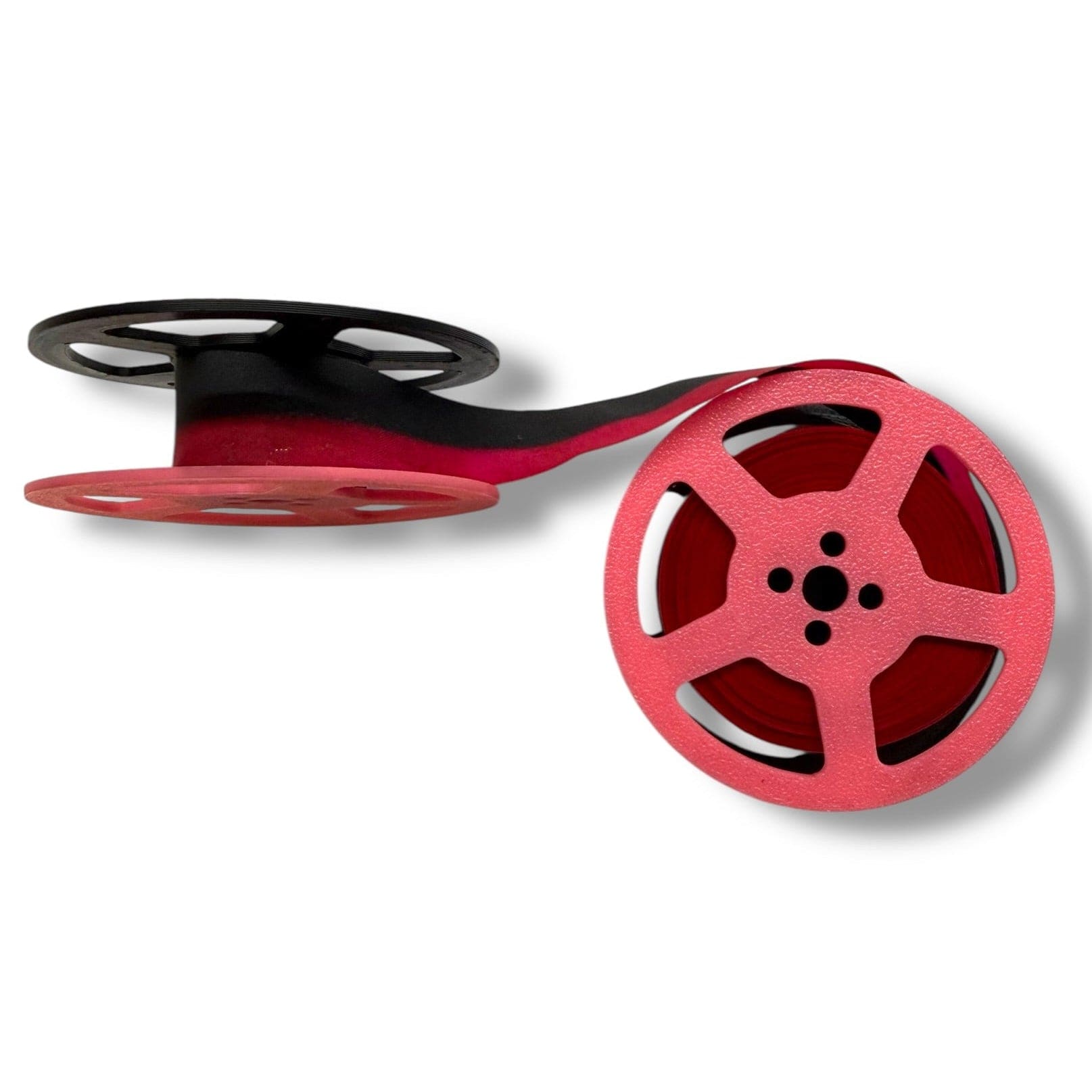 Toronto Typewriters Typewriter Ribbon 🖤🩷 Black Pink Universal Typewriter Spool & Ribbon Set