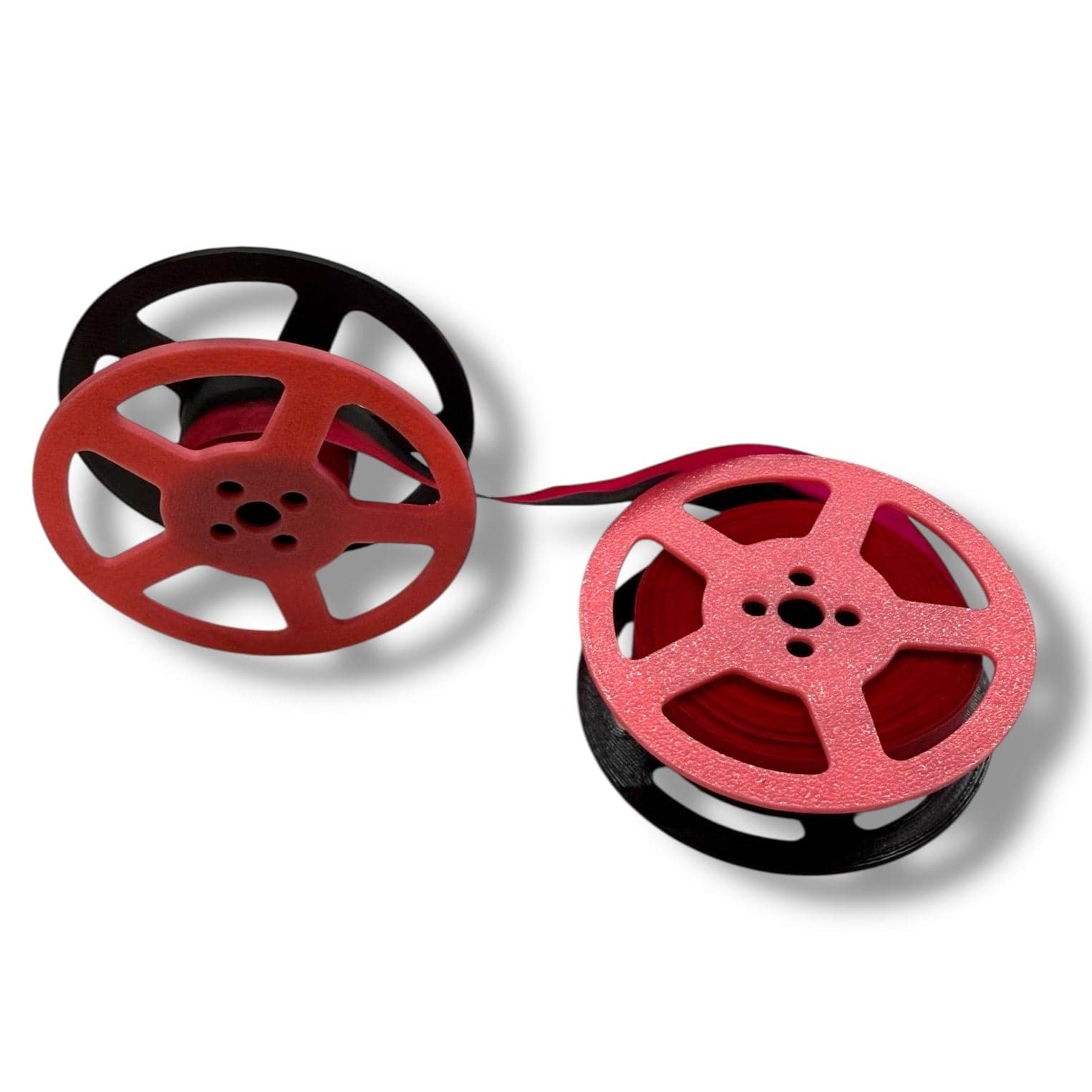 Toronto Typewriters Typewriter Ribbon 🖤🩷 Black Pink Universal Typewriter Spool & Ribbon Set