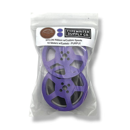Toronto Typewriters Typewriter Ribbon Purple 💜 Lavender Dreams Typewriter Spool and Ribbon Set (Universal)